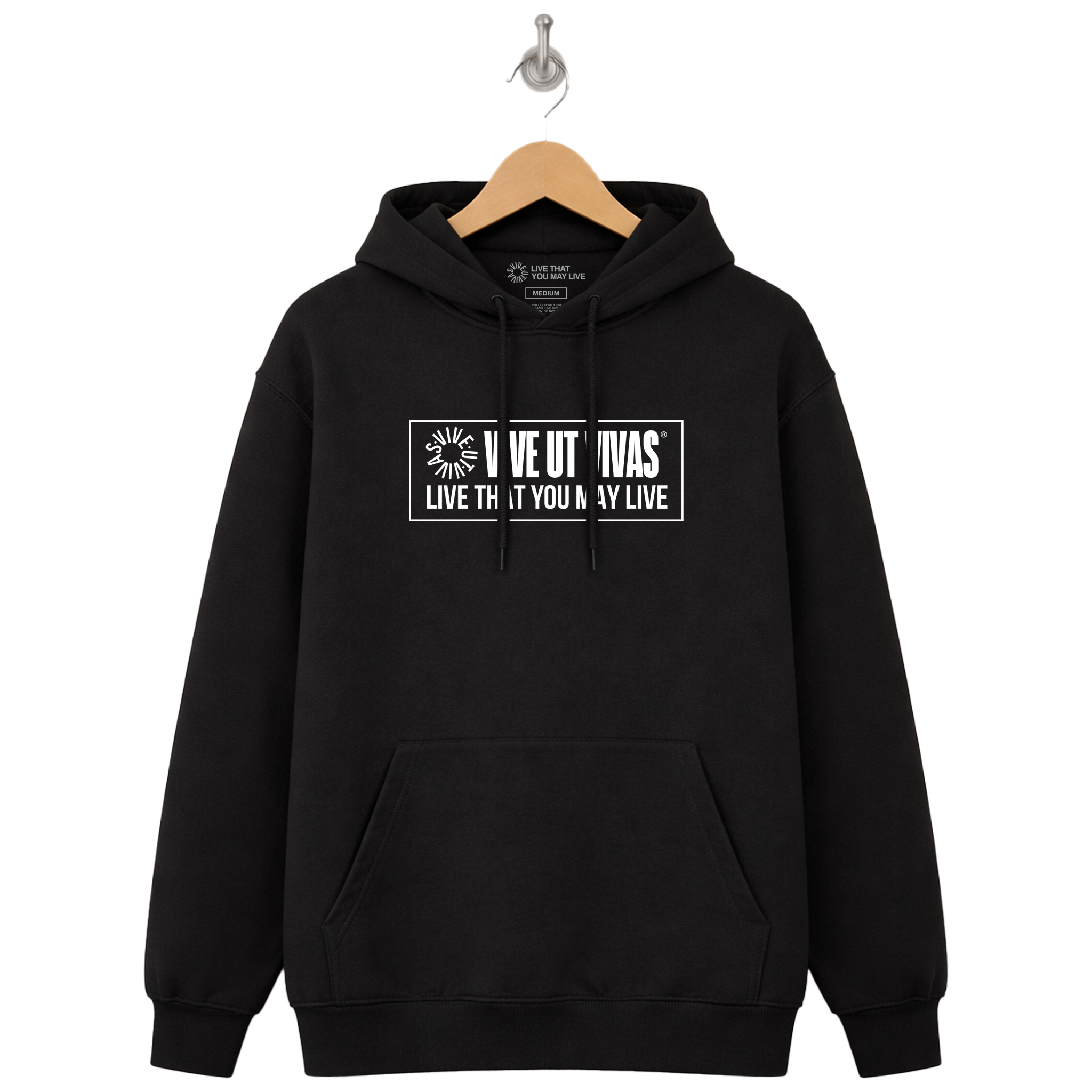 Box Logo Hoodie - Black – Vive Ut Vivas Ltd