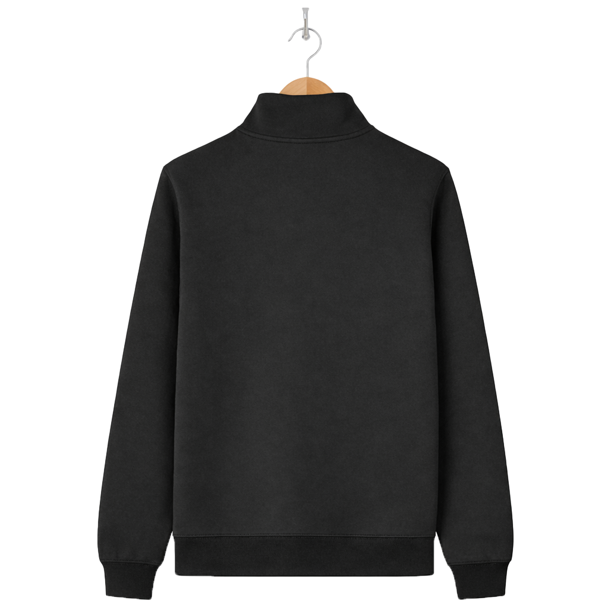 Classic 1/4 Zip Sweatshirt - Black