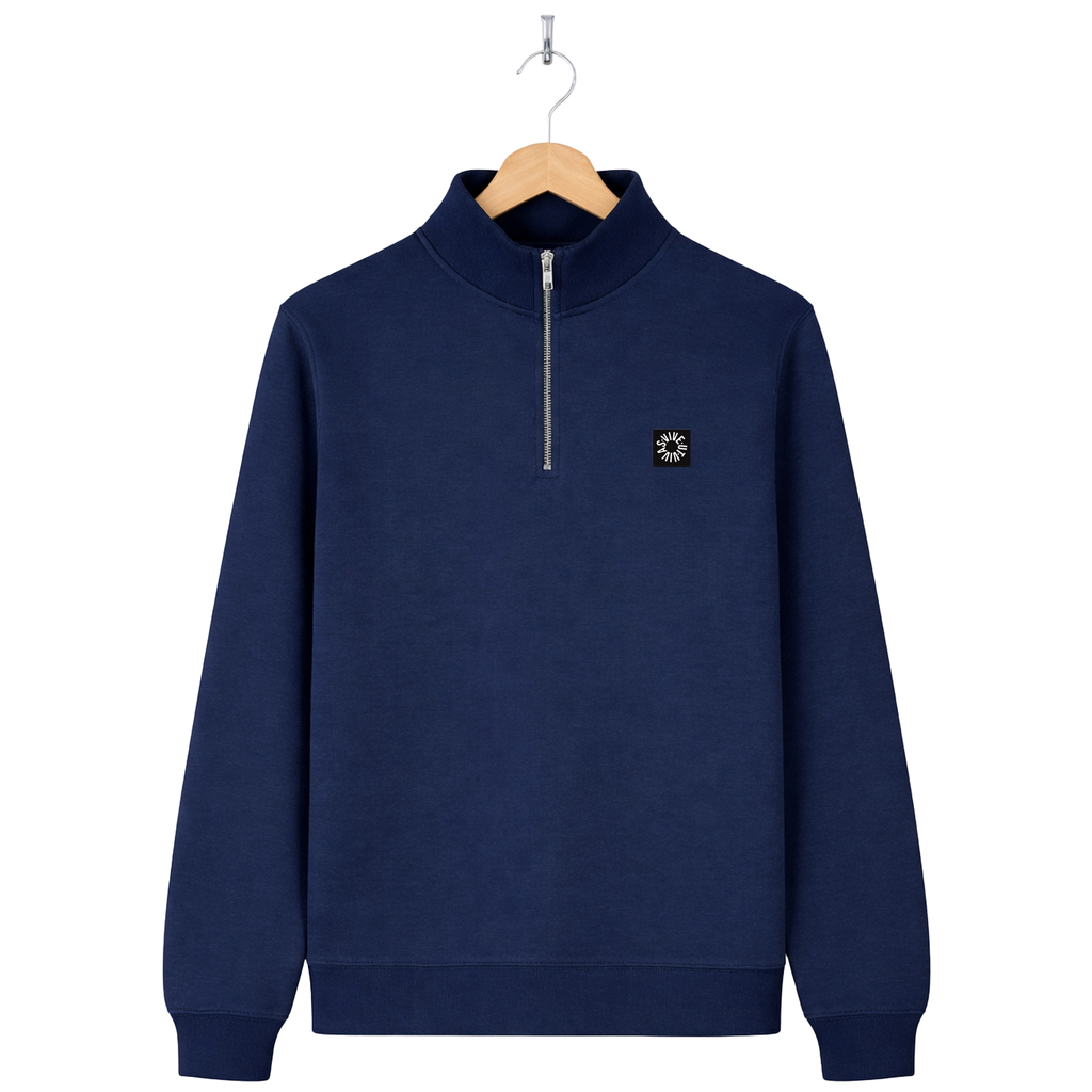 Essential 1/4 Zip Sweatshirt - Navy