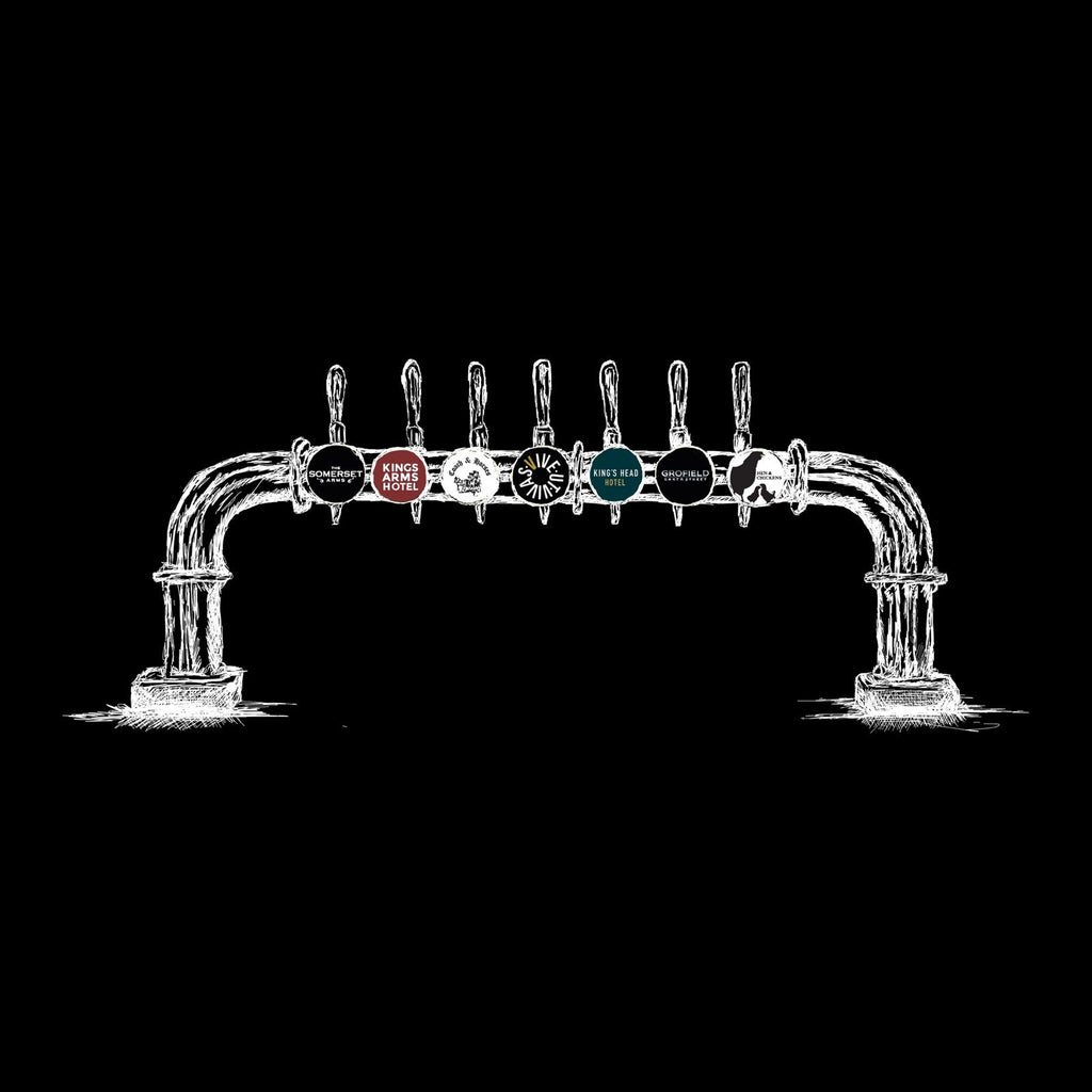 5 Year Anniversary - Pub Crawl T-Shirt - Black