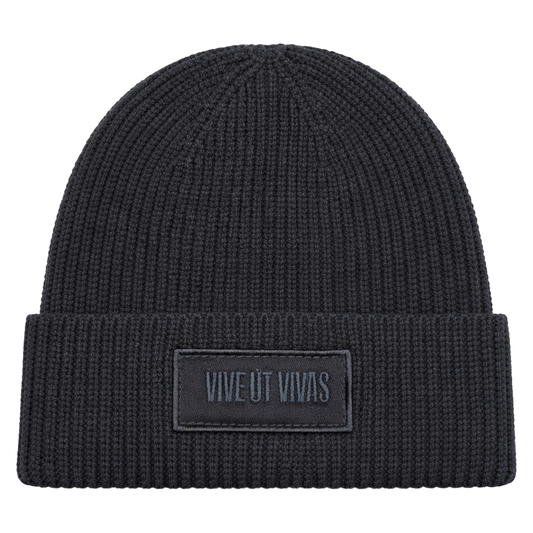 Union Rib Beanie - Black