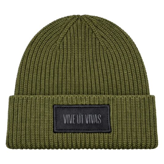 Union Rib Beanie - Khaki
