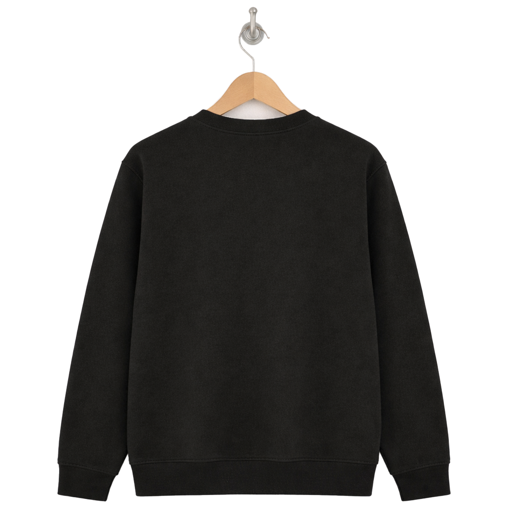 Repeat Melted Smiley Sweatshirt - Black