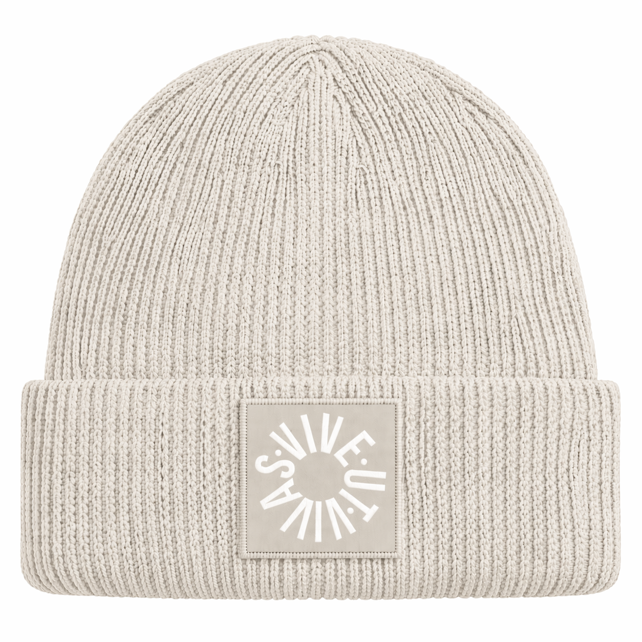 Essential Rib Beanie - Beige