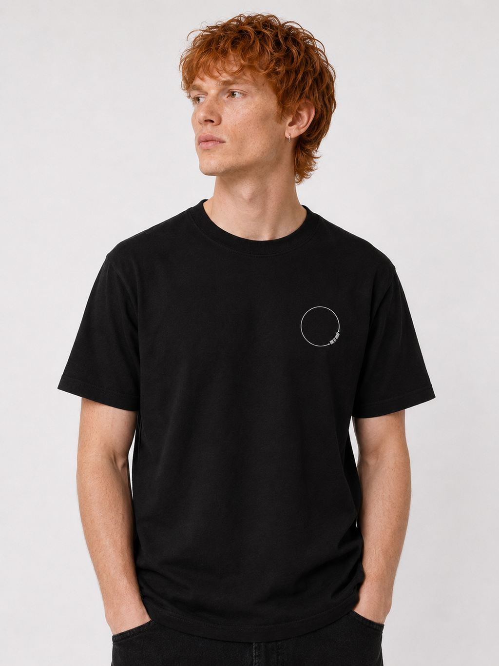 Broken Circle T-Shirt - Black