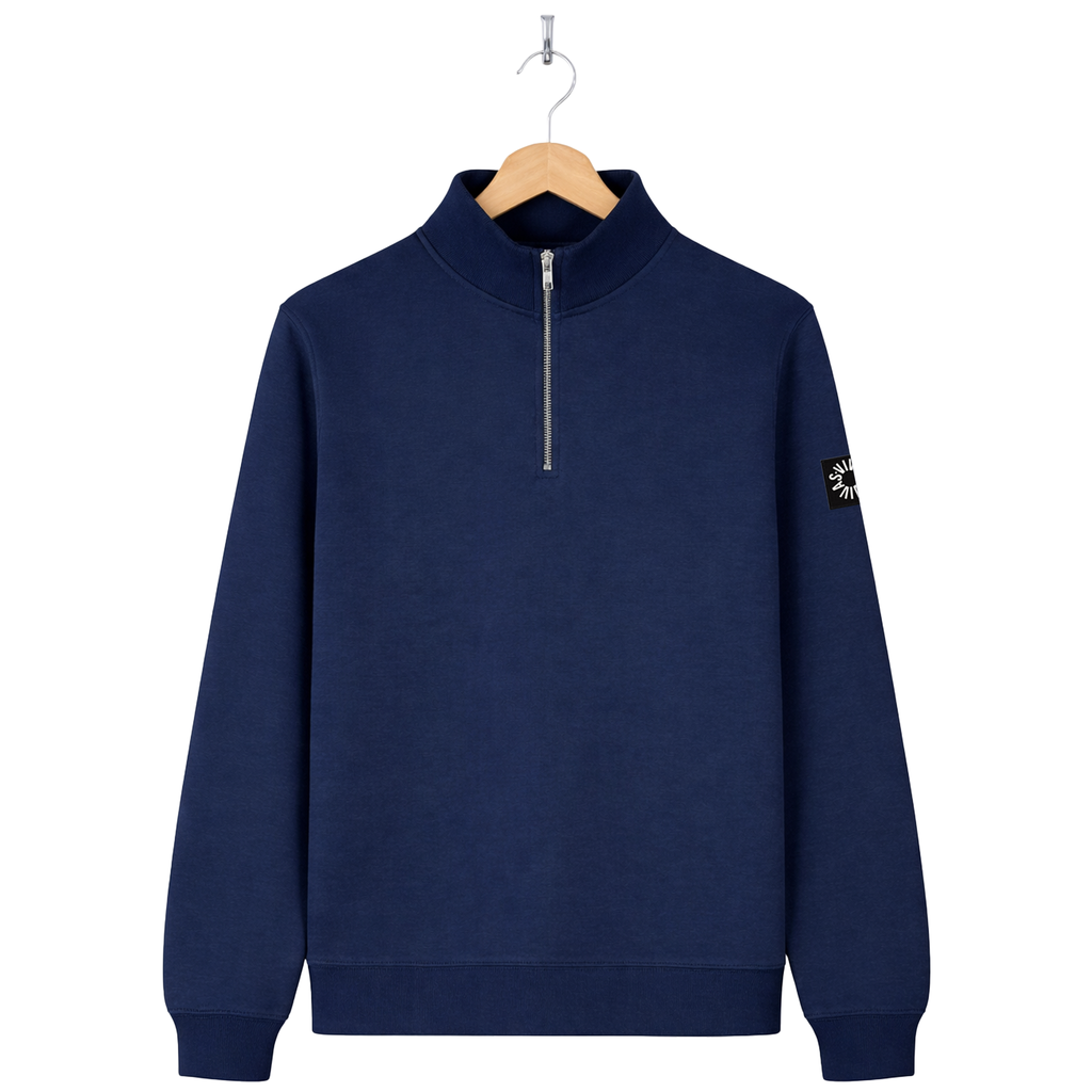 Classic 1/4 Zip Sweatshirt - Navy