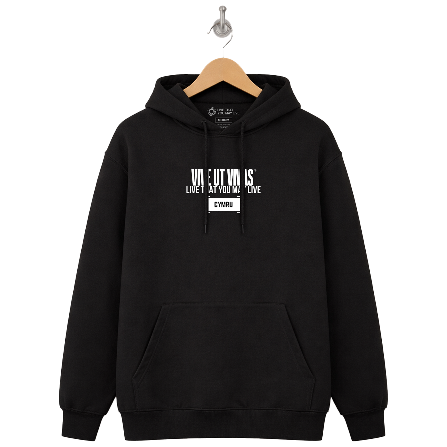 Cymru Hoodie - Black