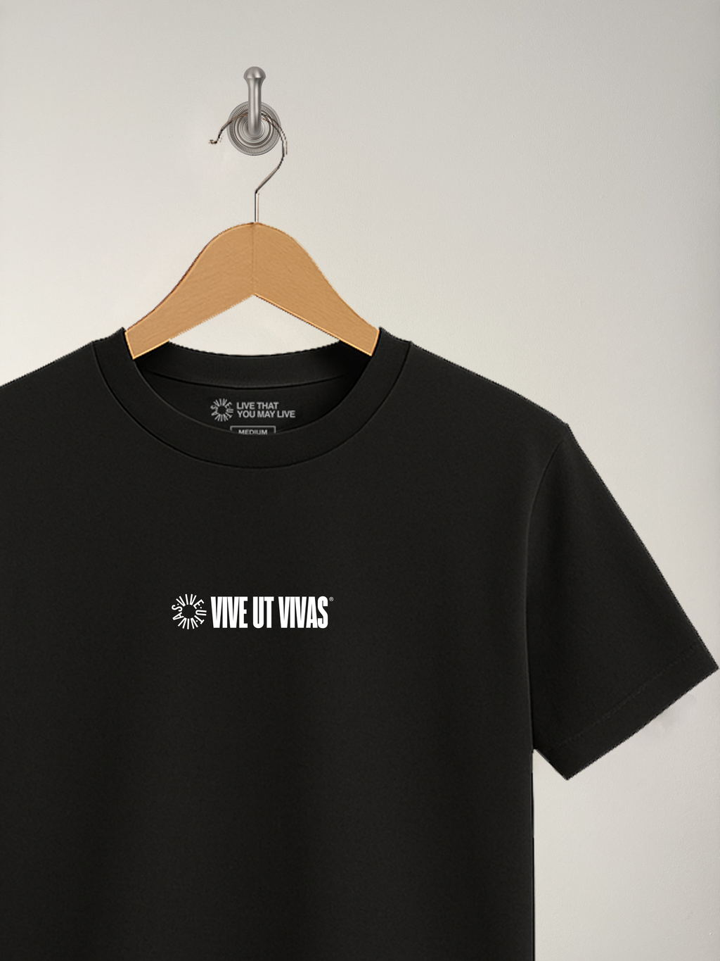 Double Logo T-Shirt - Black