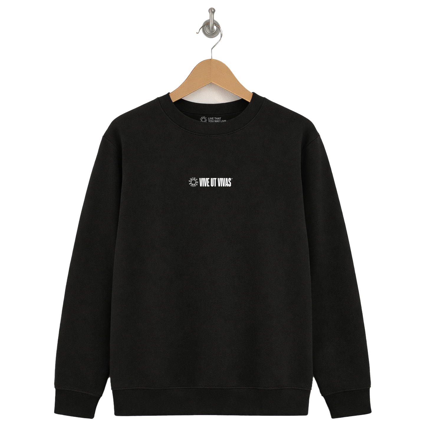 Small Double Logo Sweatshirt - Black