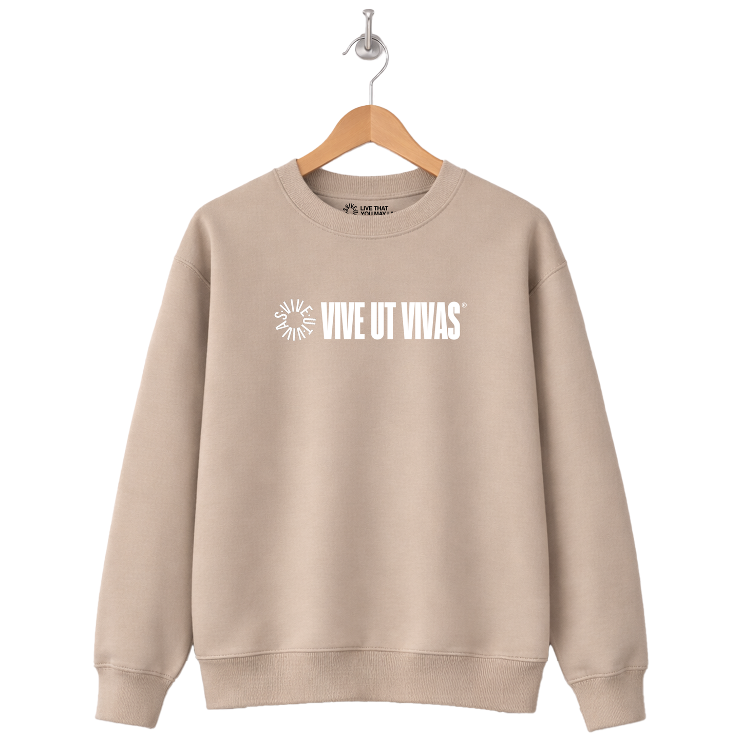 Large Double Logo Sweatshirt - Desert