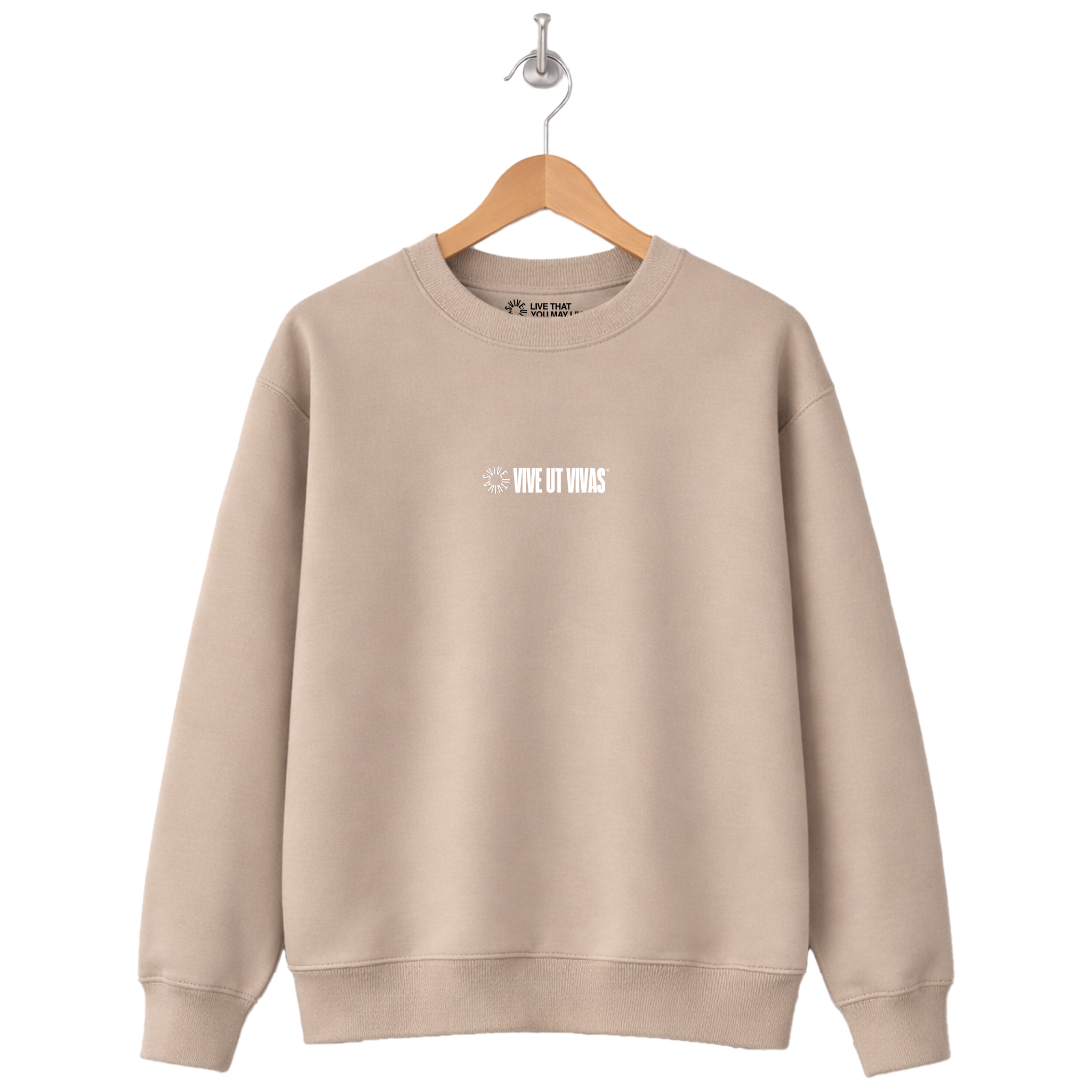 Small Double Logo Sweatshirt - Desert