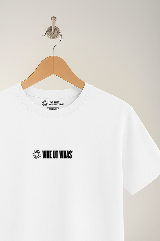 Double Logo T-Shirt - White