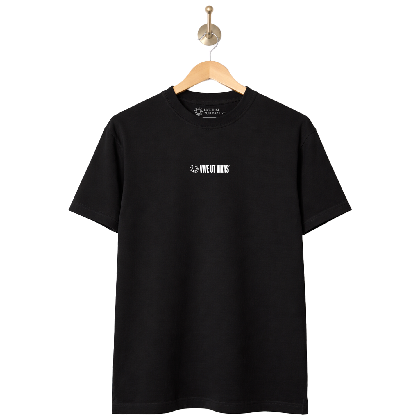 Double Logo T-Shirt - Black
