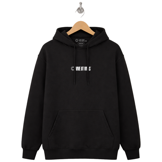 Double Logo Hoodie - Black