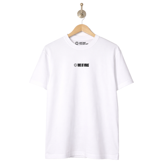 Double Logo T-Shirt - White