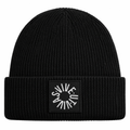 Essential Rib Beanie - Black