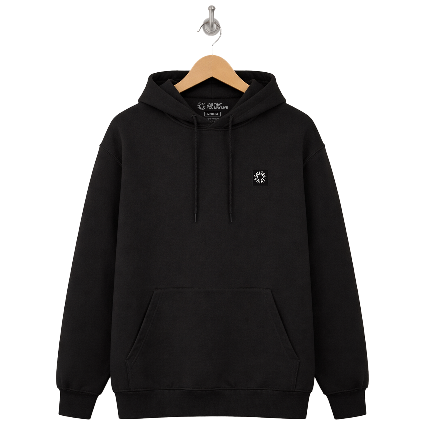 Essential Hoodie - Black