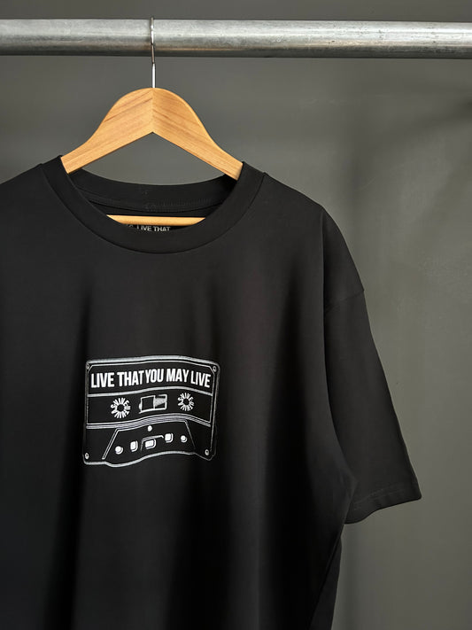 Cassette T-Shirt - Black