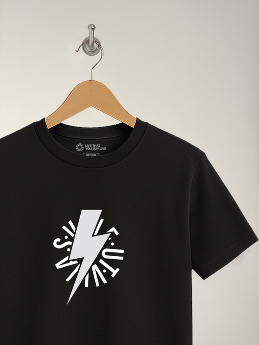 Lightning Bolt T-Shirt - Black