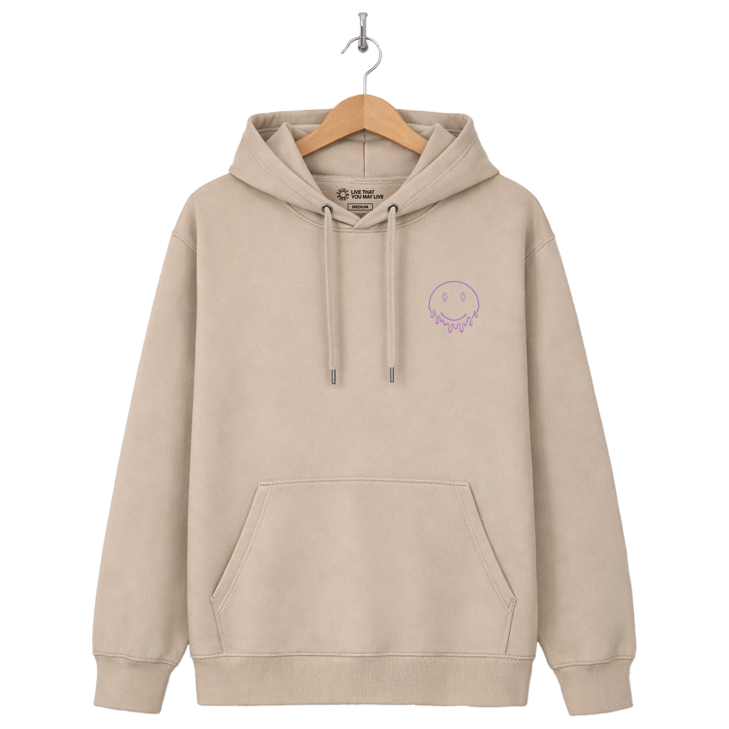Melted Smile Hoodie - Desert