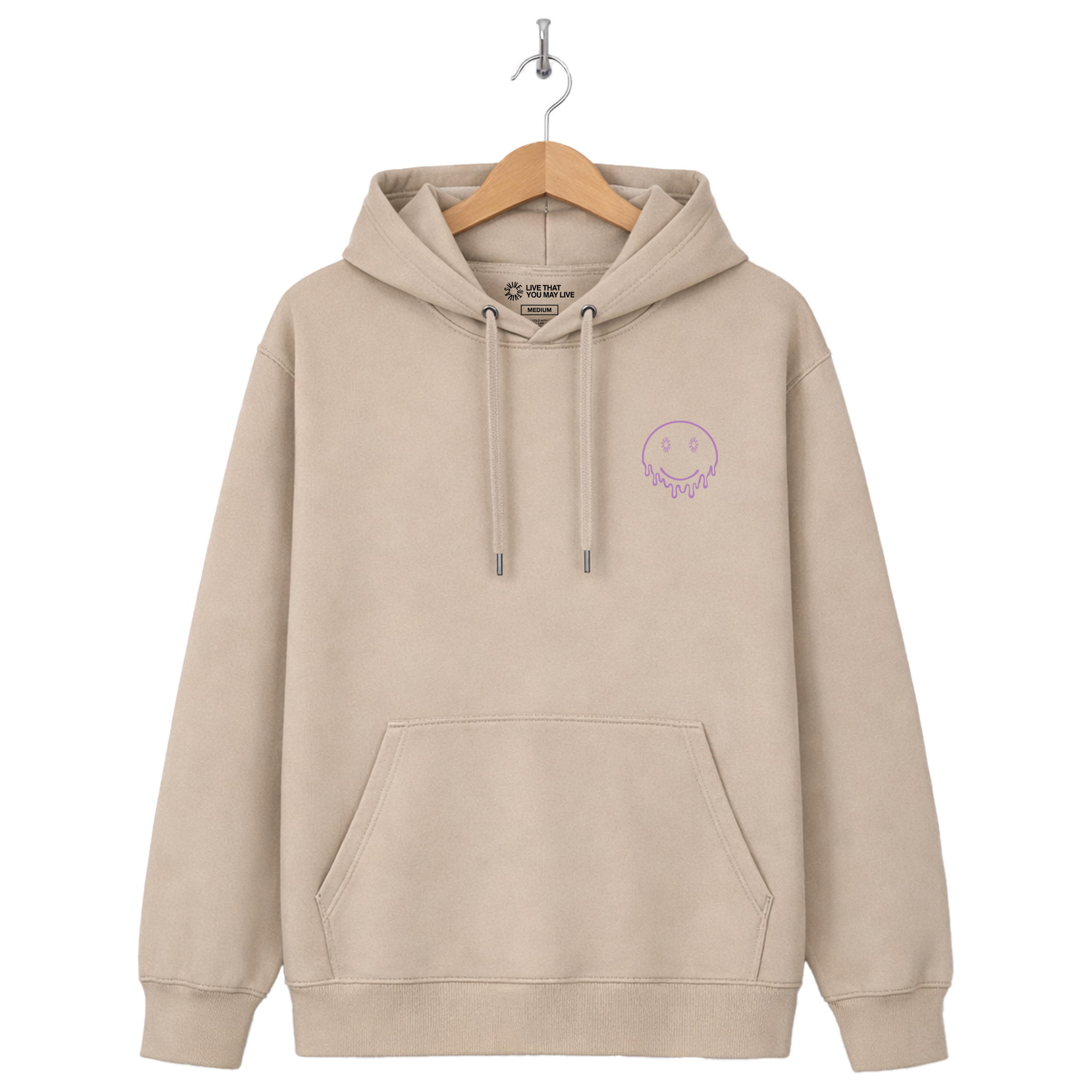 Melted Smile Hoodie - Desert