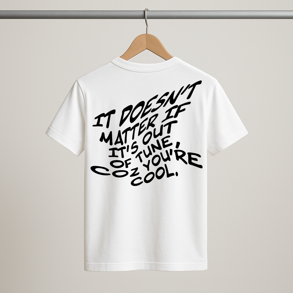 Outta Tune T-Shirt - White