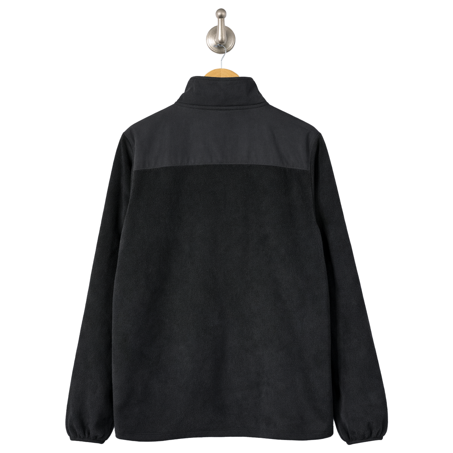 Panelled Microfleece - Black