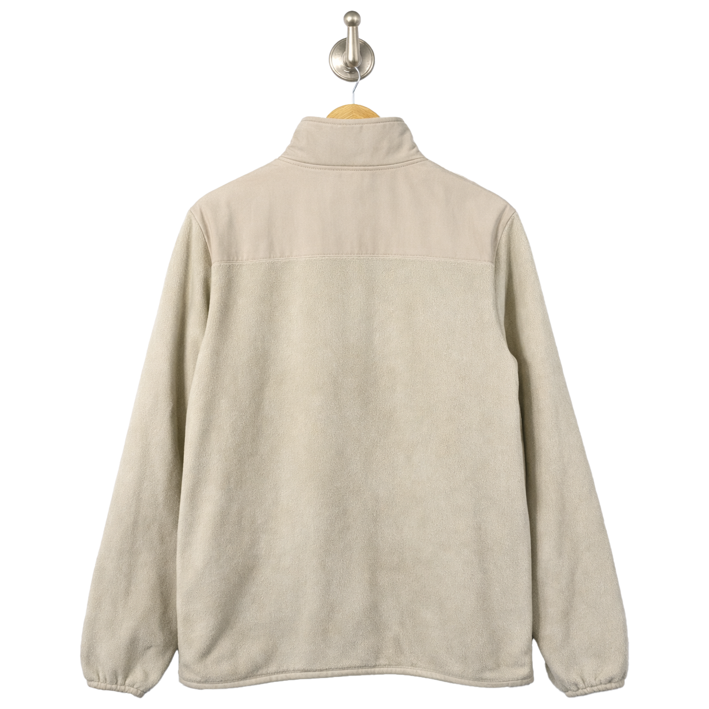 Panelled Microfleece - Beige