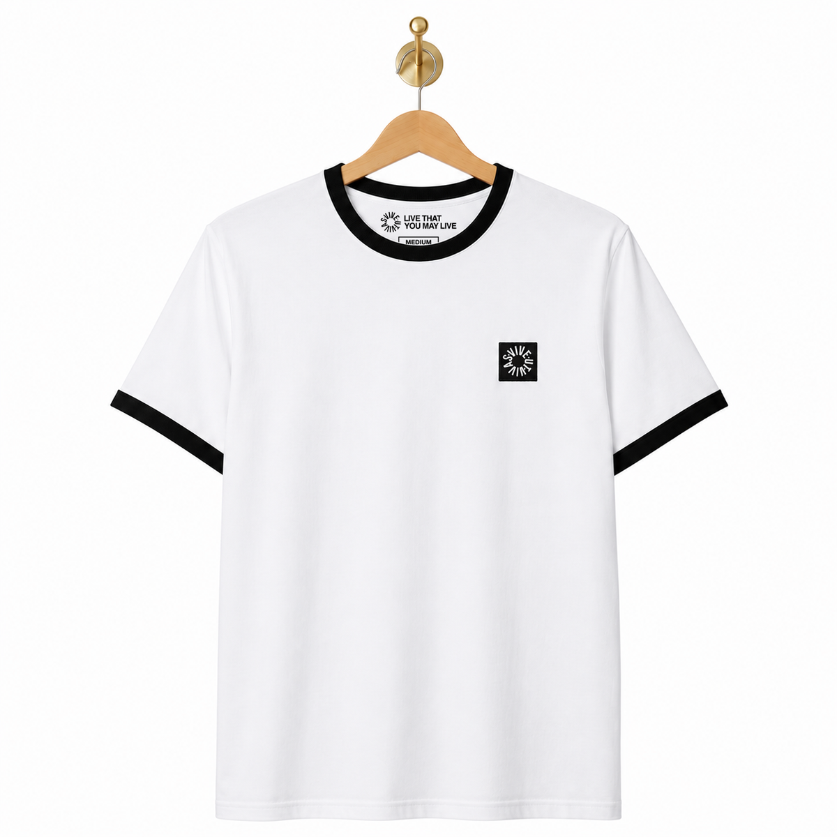 Ringer T-Shirt - White