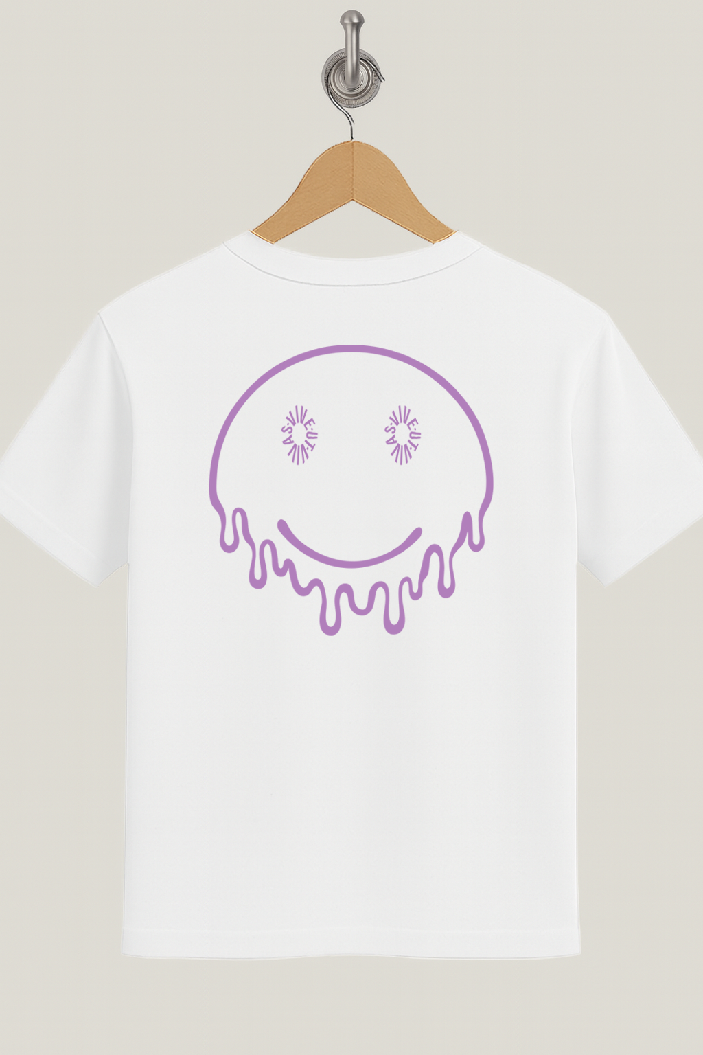 Melting Smiley T-Shirt - White