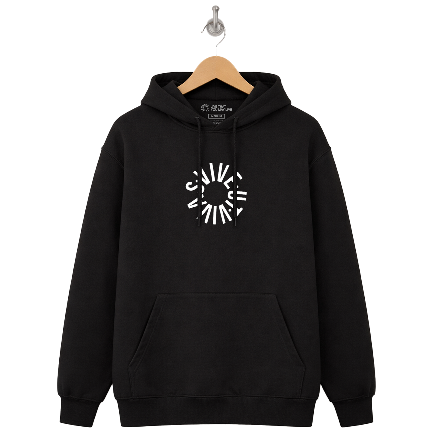 Wheel Hoodie - Black