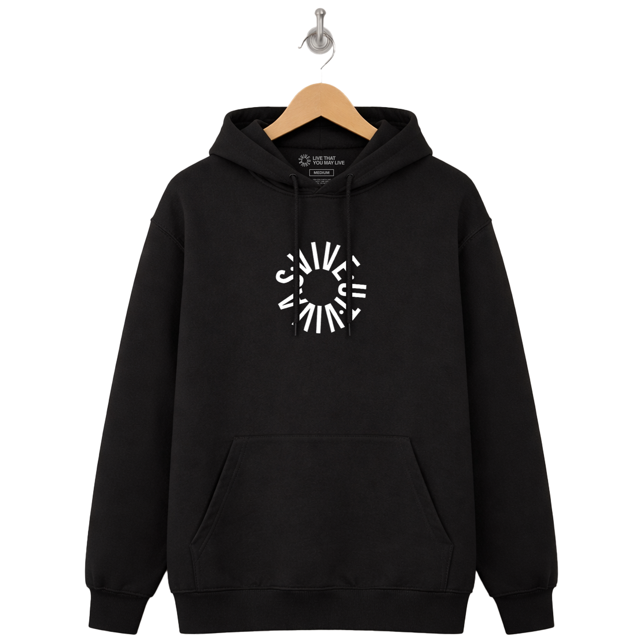 Wheel Hoodie - Black