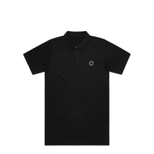 Essential Pique Polo Shirt - Black