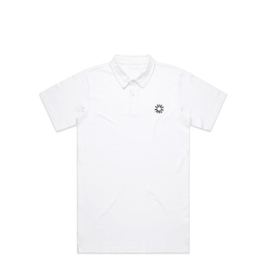 Essential Pique Polo Shirt - White